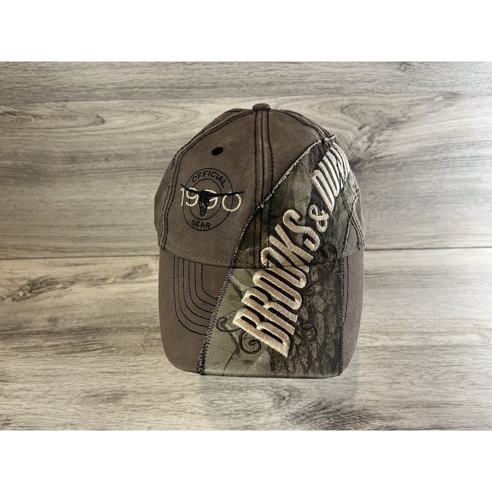 Vintage Brooks & Dunn Band Tour Concert Adjustable Strapback Hat Baseball Cap